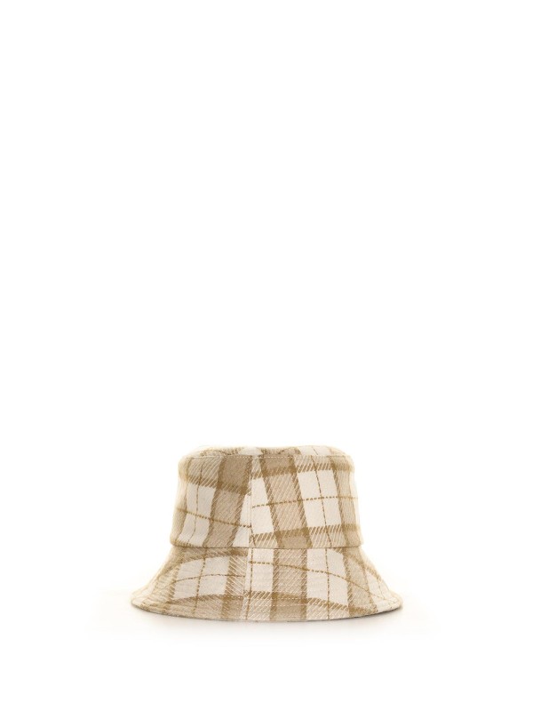 Checked Clarion hat fisherman style