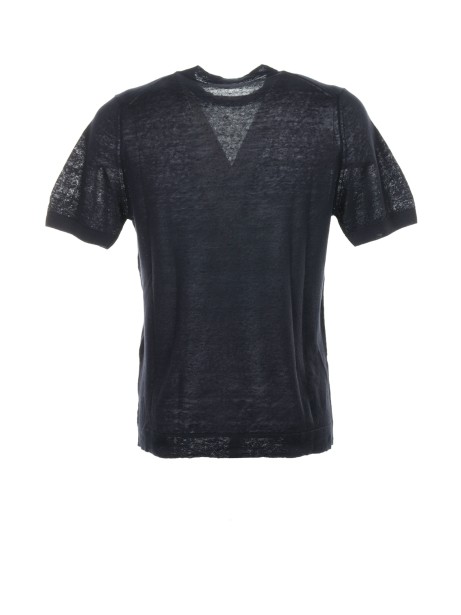 Linen crew neck T-shirt 2