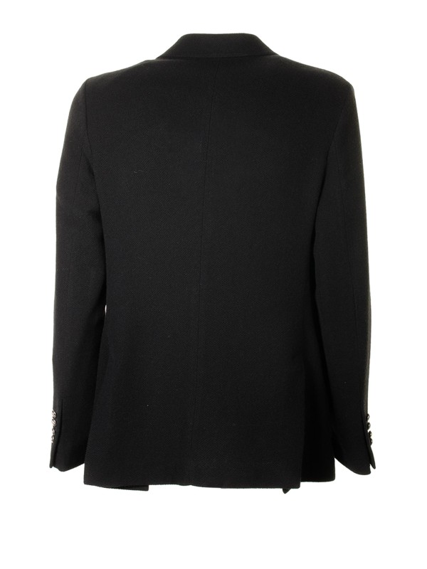 Black double-breasted jacket