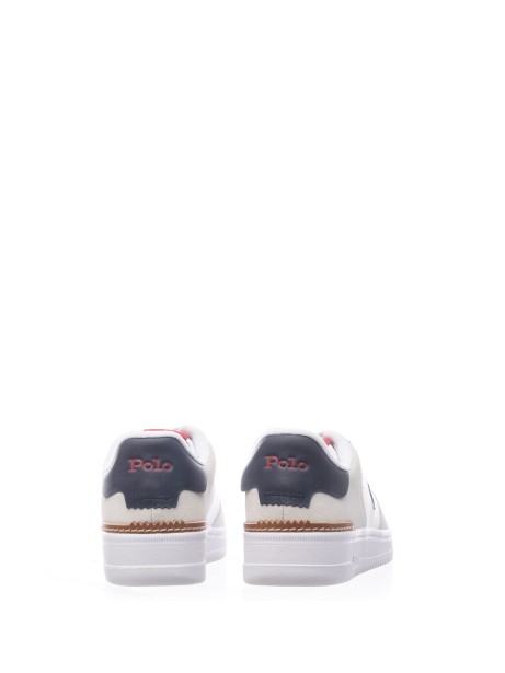 Sneaker Court con inseriti in suede e logo