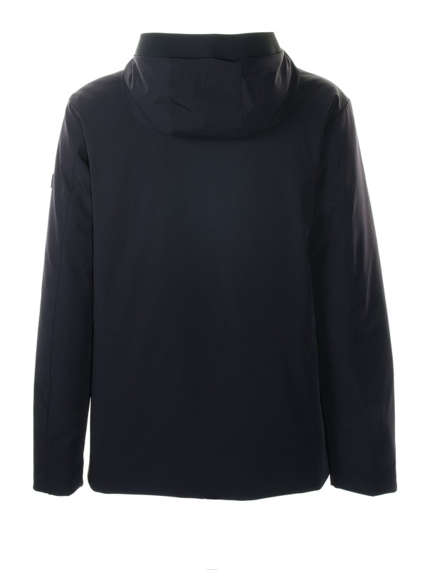 Smooth bomber jacket in padded nylon