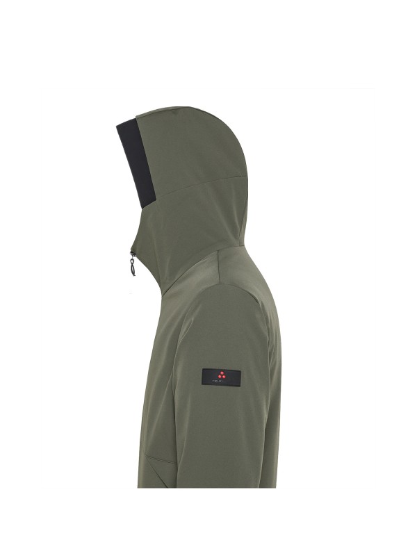 Piumino Bomber liscio in nylon elasticizzato