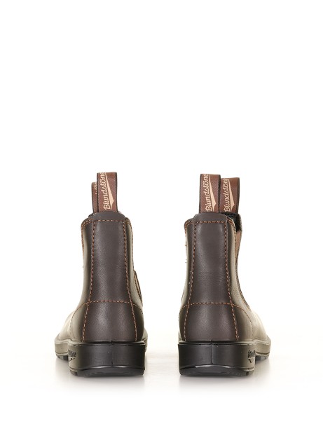 Stivaletto in pelle marrone