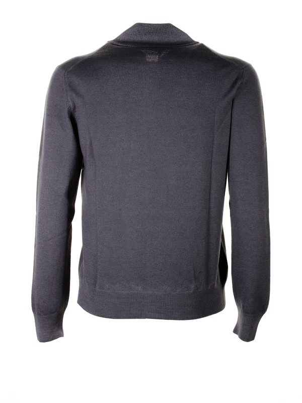 Maglia con colletto e zip