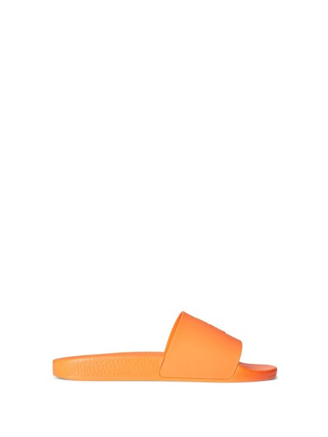 Rubber slipper with logo