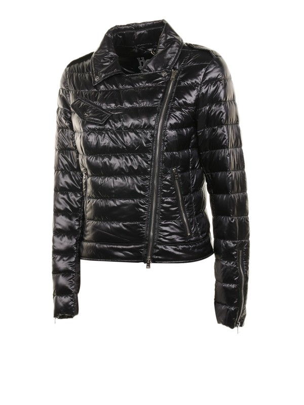 Piumino corto con zip