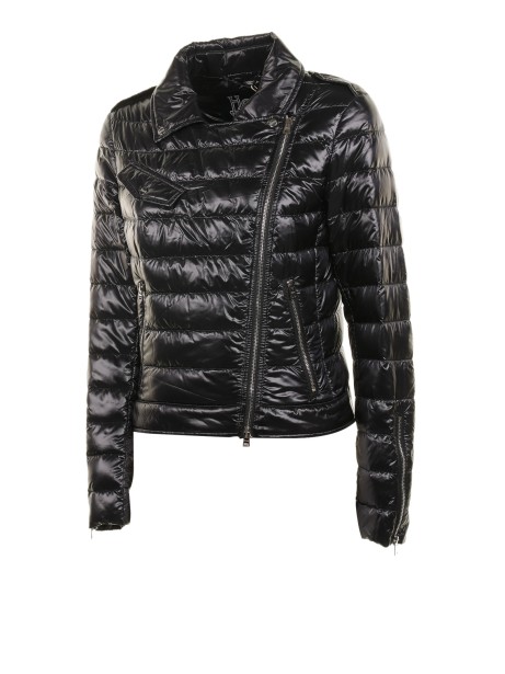 Short down jacket with zip