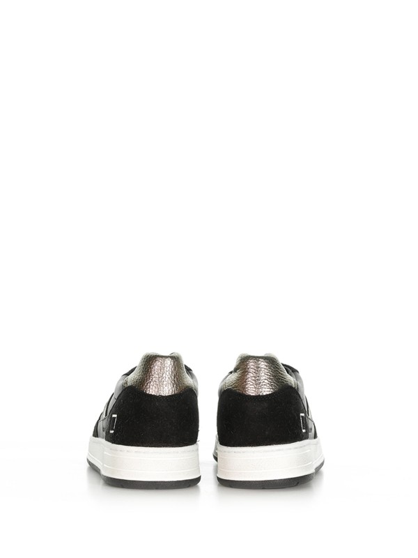 Sneaker COURT 2.0 Pop in pelle nera