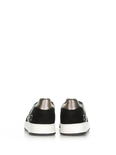 Sneaker COURT 2.0 Pop in pelle nera