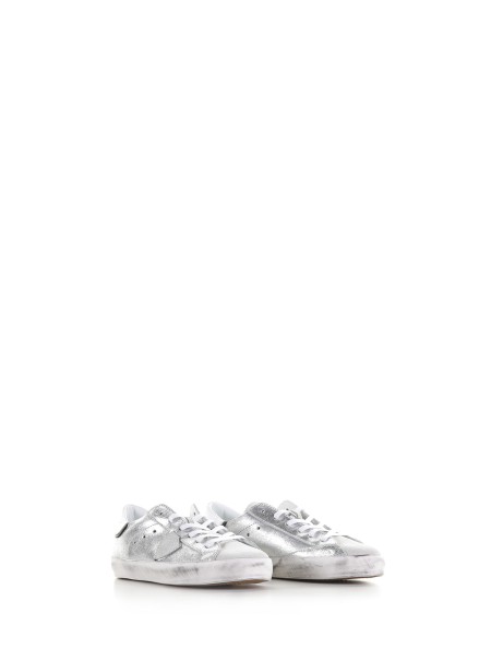 PRSX silver leather sneaker 2