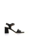 Nappa leather sandal with strap