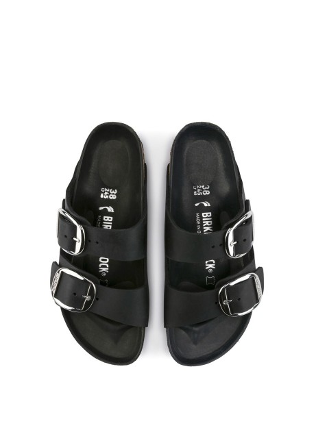 Ciabatta Arizona Big Buckle in pelle oliata