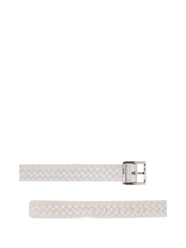 Cintura in pelle intrecciata