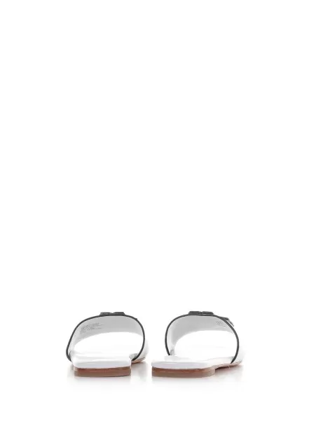 Logo slide sandals