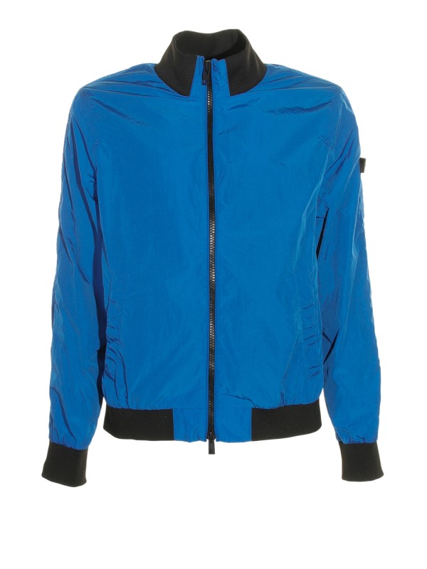 Giubbino full zip in nylon