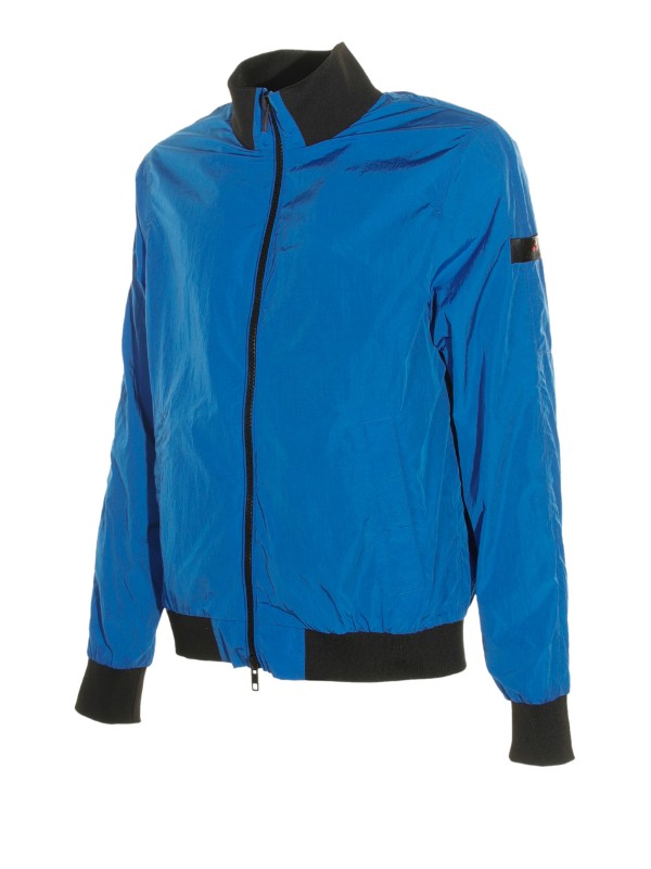 Giubbino full zip in nylon