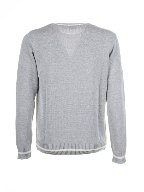 Maglia girocollo grigio chiaro