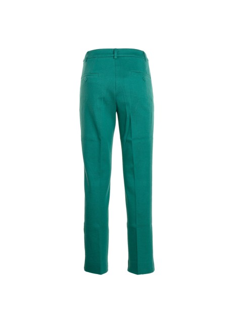 Cigarette trousers with pleats