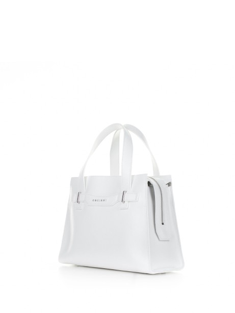 Borsa a mano Posh Medium bianca con tracolla