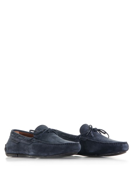 Suede loafer with bow 2
