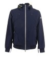 Dark blue technical fabric jacket