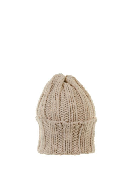 Berretto in cashmere vaniglia