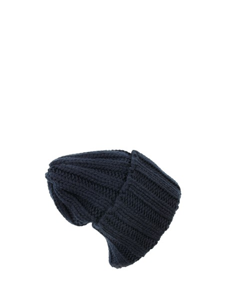 Berretto in cashmere navy