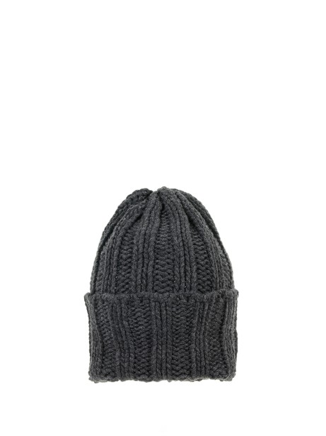 Anthracite cashmere beanie