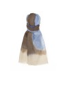 Gradient multicolored scarf