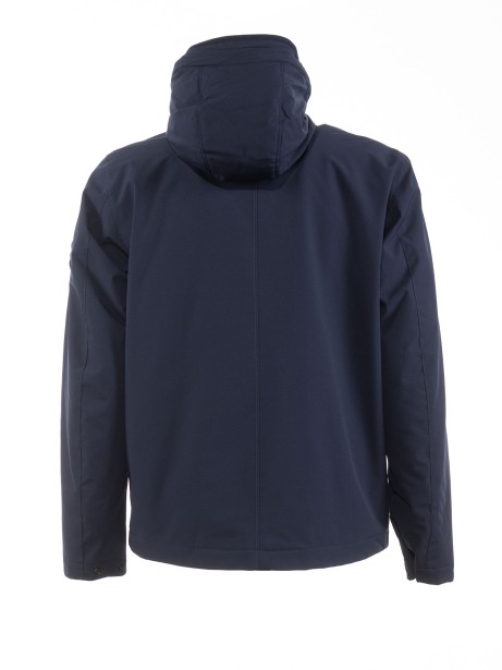 Jacket with zip and hood