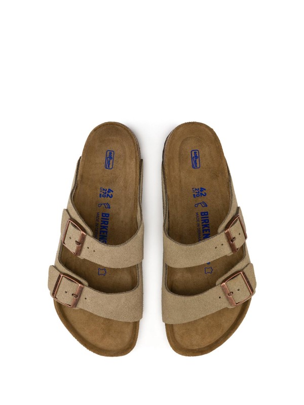 Ciabatta Arizona taupe in suede