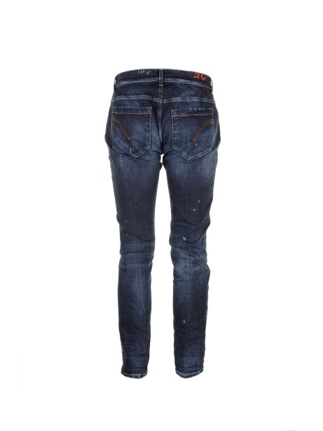 Jeans in blue denim and rips 2