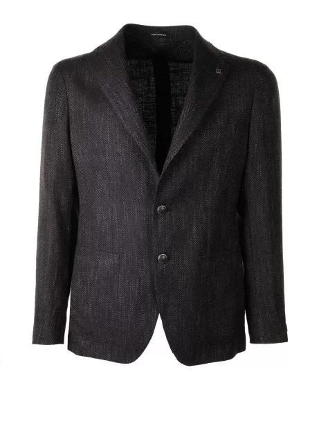 Tagliatore Black single-breasted jacket Tagliatore Black single-breasted jacket