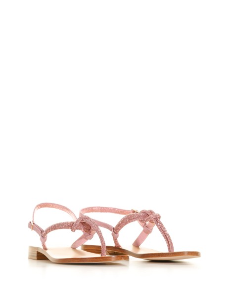 Flip flop sandal with rhinestones 2