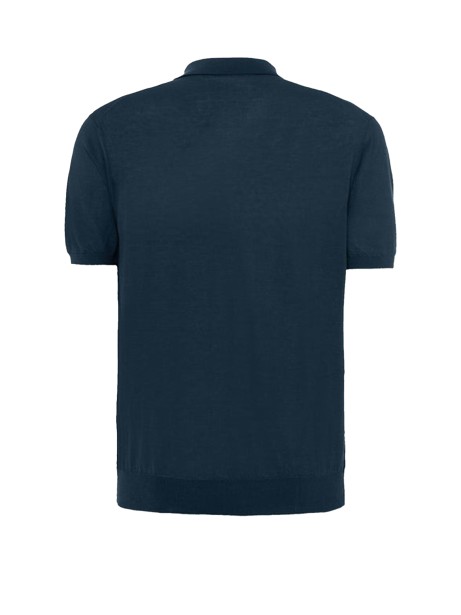 Polo a maniche corte blu