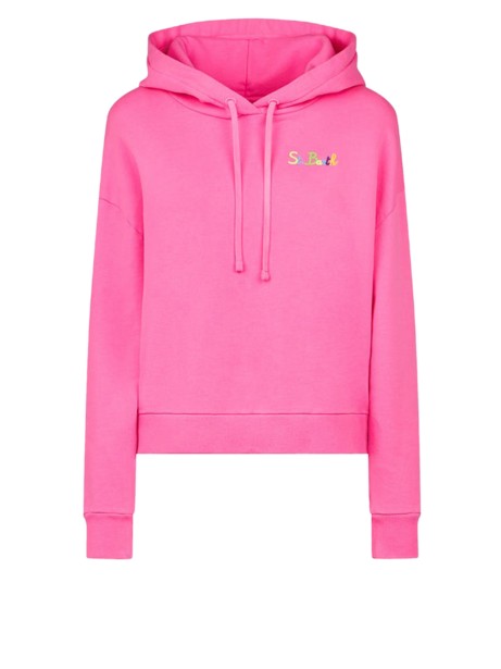 Sweatshirt with hood and logo