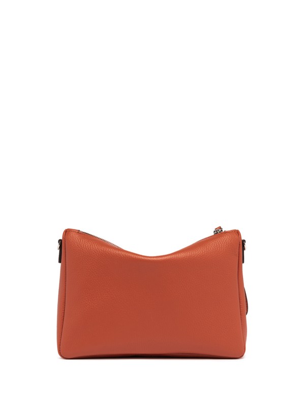 Nora clutch bag in hammered leather