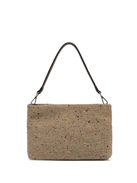 Brenda wool clutch bag