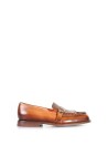 Calfskin loafer with fringes