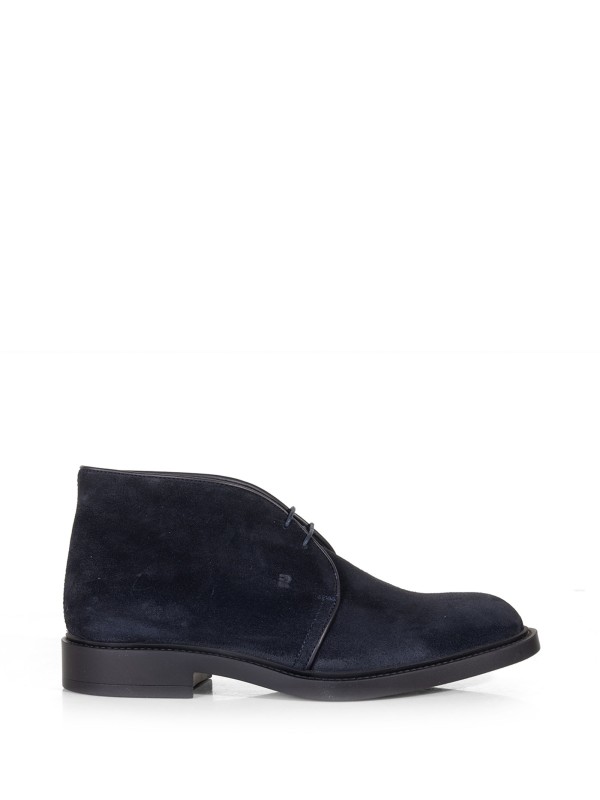 Ankle boot in navy blue suede Ankle boot in navy blue suede