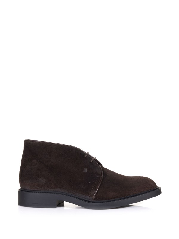 Brown suede ankle boot Brown suede ankle boot