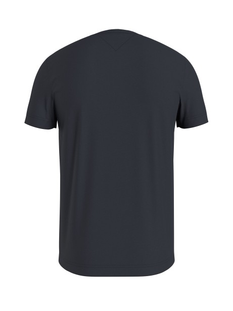 T-shirt slim fit con logo blu 2