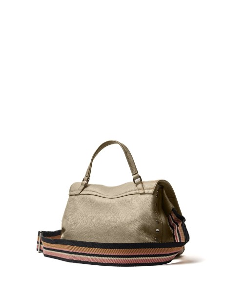 Postina Daily Giorno beige leather bag with shoulder strap