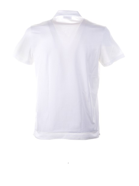 White jersey polo shirt 2