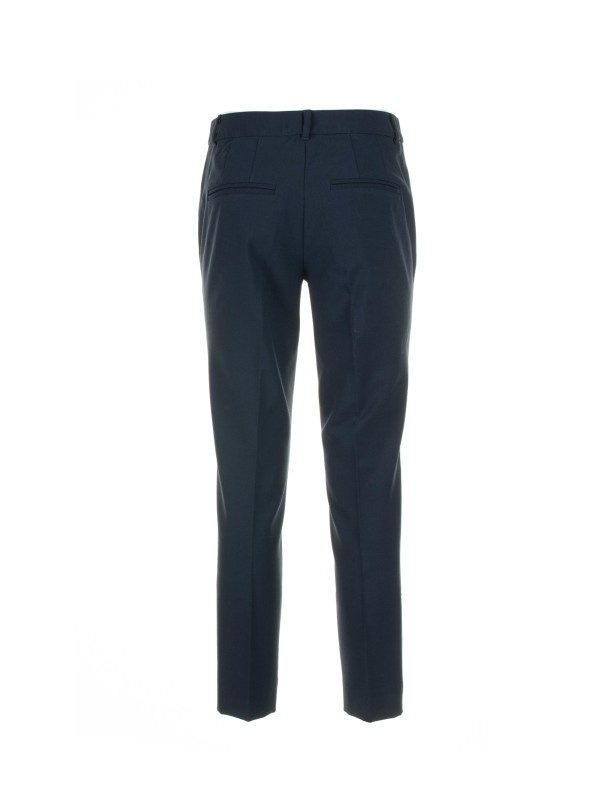 Pantalone blu regular fit