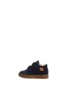 Sneakers in nappa and suede