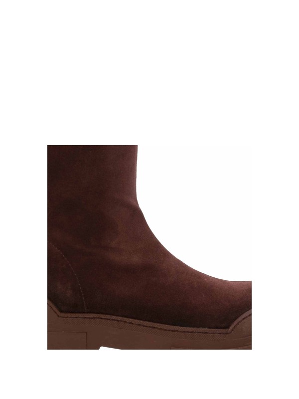 Boot roccia in suede with zip
