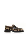 Animal print loafer