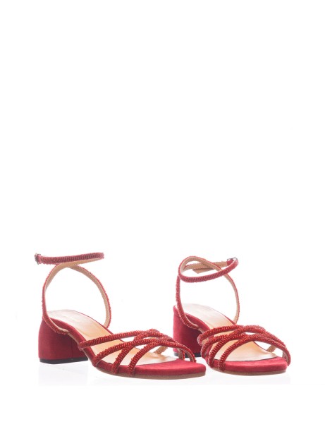 Sandal with bead embroidery 2