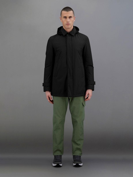 Men's Black Jacket with Hood